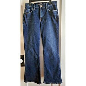 NWT HUDSON NICO mid-rise bootcut barefoot message blue jeans Sz 27‎